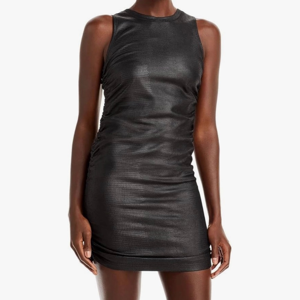 Steve Madden Shimmering Black Mini Dress